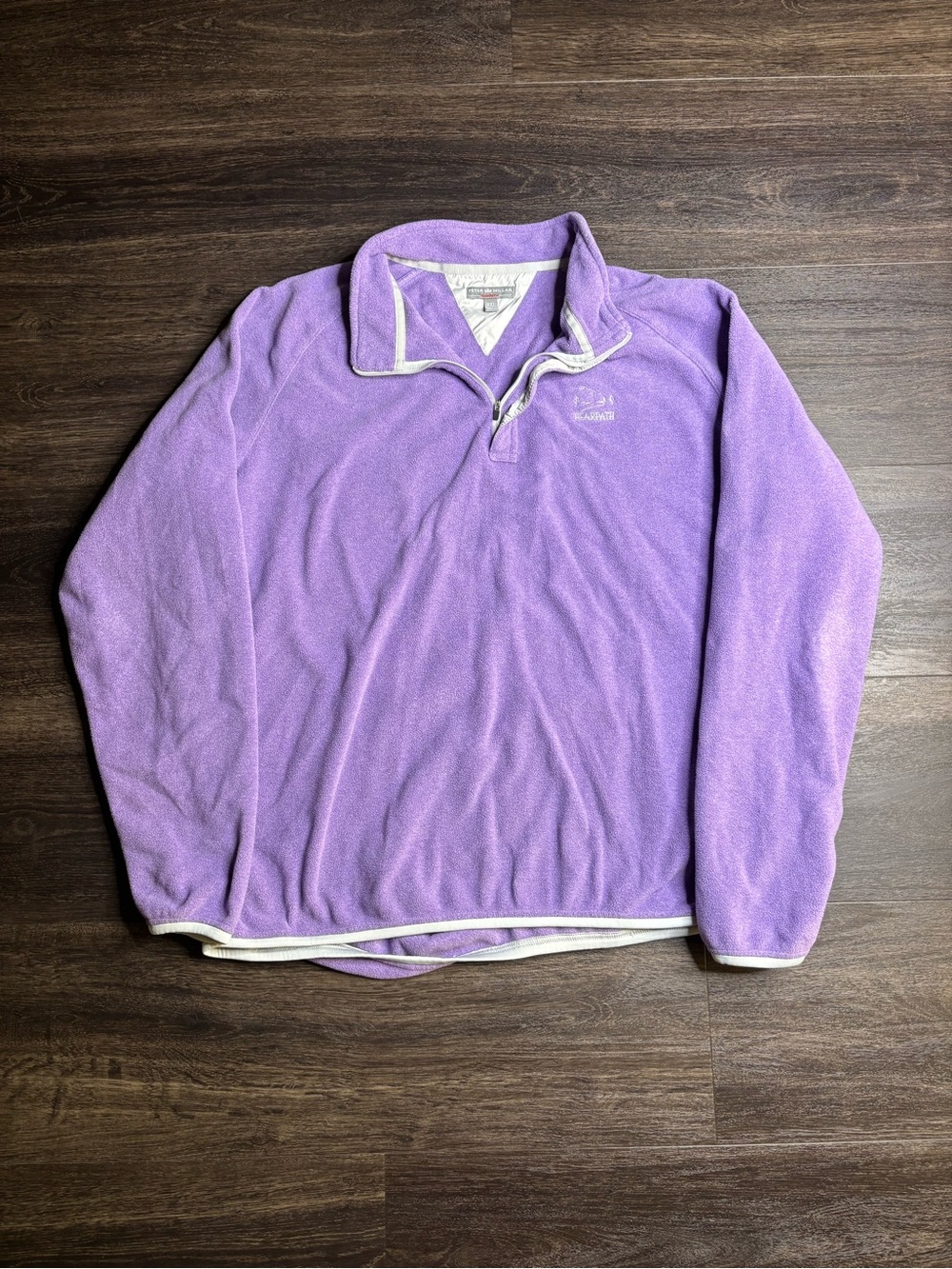 Peter Millar Purple Fleece Quarter Zip Jacket Size XXL